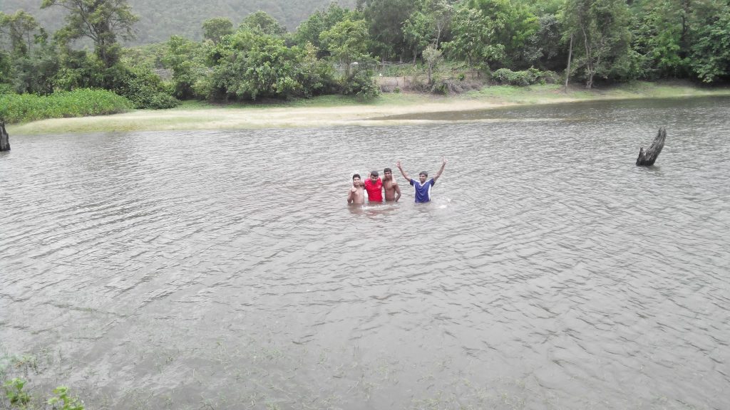 Swimming in Kelva dam