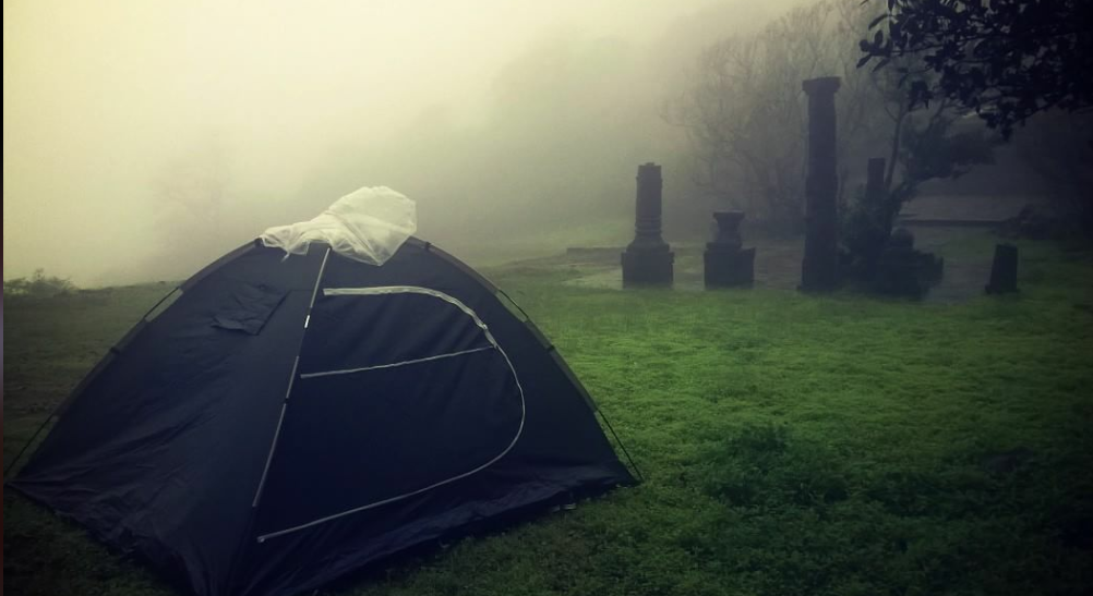 Camping in the storm