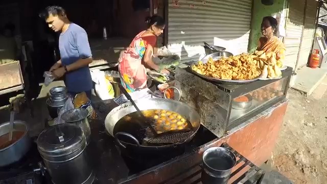 Snacks before peth fort trek