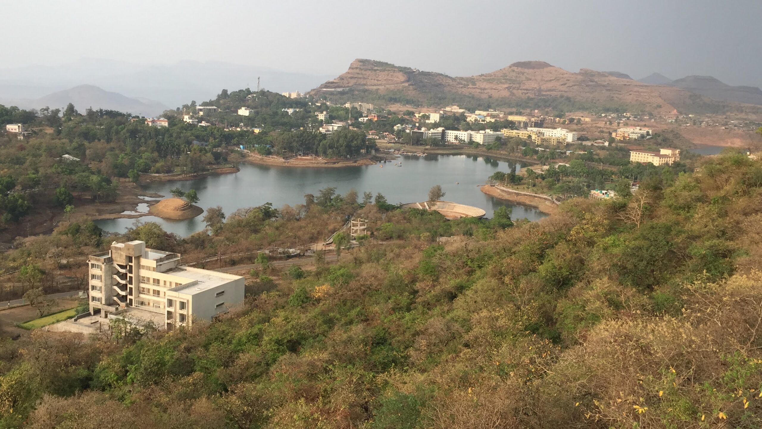 View of Saputara from ropeway